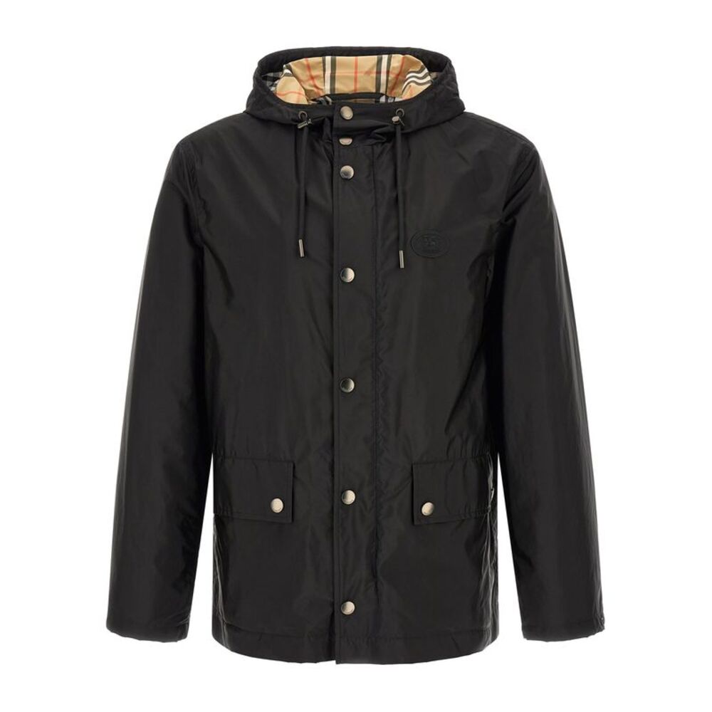 Burberry Black Polyamide Shell Men's Jacket